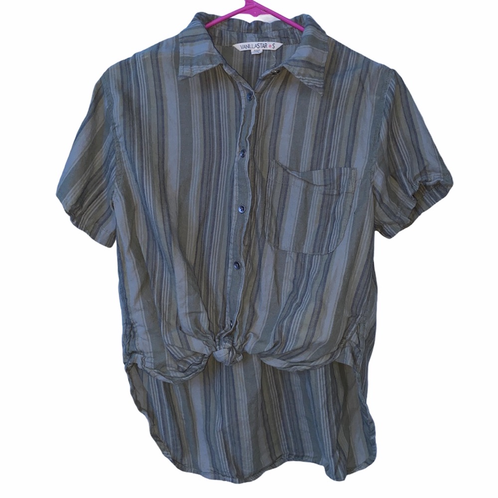Olive Striped Shirt